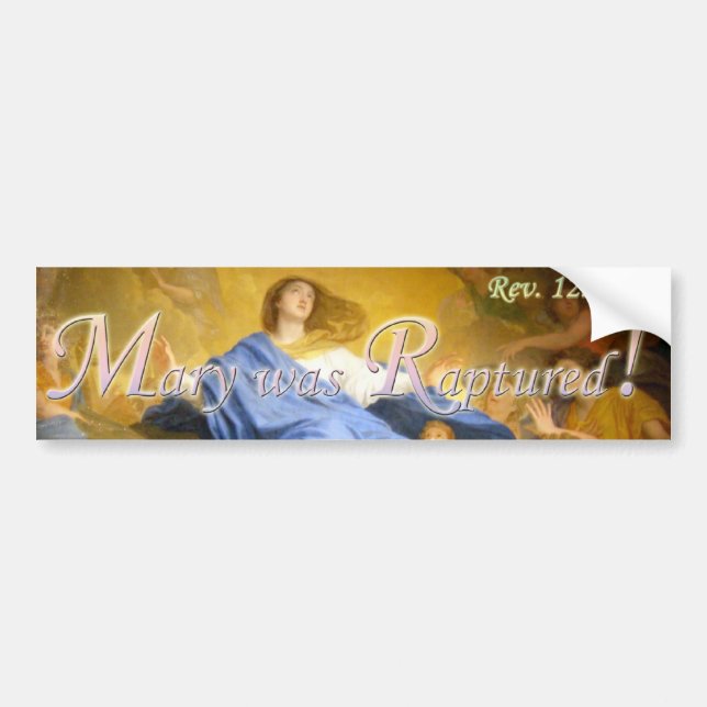 Adesivo Para Carro Mary era autocolante no vidro traseiro extasiado (Frente)