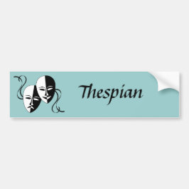 Adesivo Para Carro Máscaras de Thespian