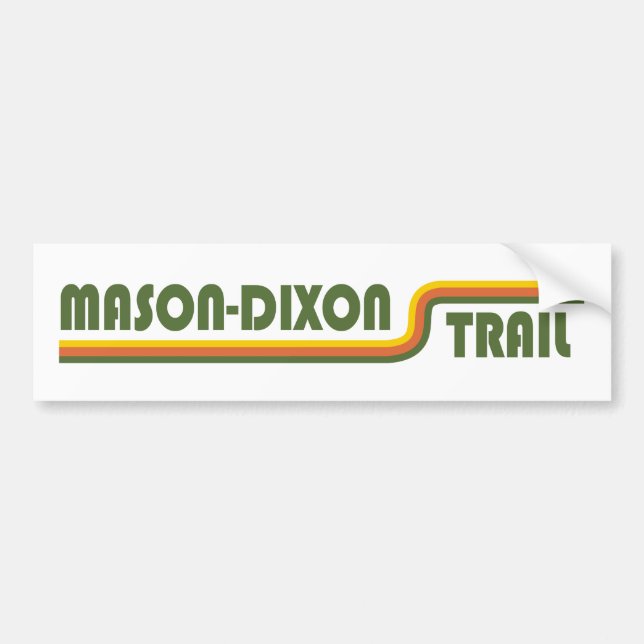 Adesivo Para Carro Mason-Dixon Trail (Frente)