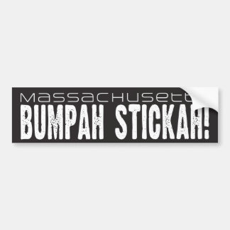 Adesivo Para Carro Massachusetts Bumpah Stickah! Autocolante no vidro