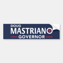 Mastriano for Governor Bumper Sticker - Blue