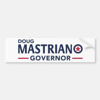 Adesivo Para Carro Mastriano for Governor Bumper Sticker - White