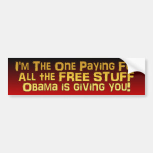 Adesivo Para Carro MATERIAL LIVRE! - Anti Obama