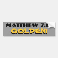 Mateus 7:12 Ouro! (regra) com sombra