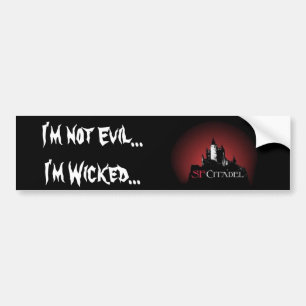 Adesivo Para Carro Mau da citadela Sticker1-Not… eu sou mau…