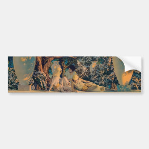 Adesivo Para Carro Maxfield Parrish O Jardim de Allah 1918 Arte Fina