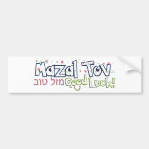 Adesivo Para Carro Mazel Tov