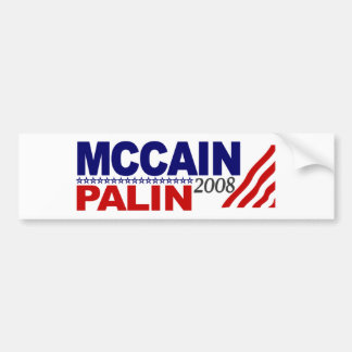 Adesivo Para Carro McCain Palin 2008