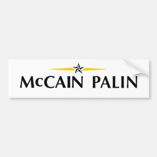 Adesivo Para Carro MCCAIN PALIN Bumpersticker