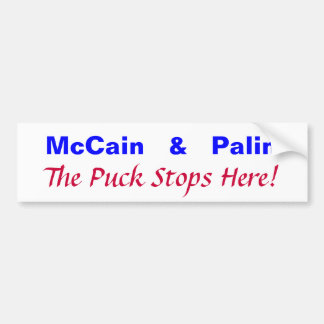 Adesivo Para Carro McCain   &   Palin, o disco param aqui!