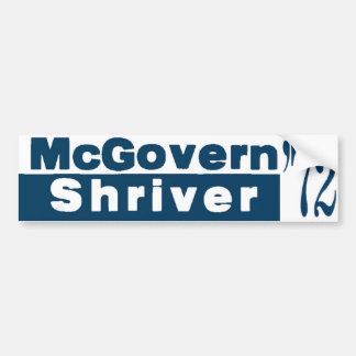 Adesivo Para Carro McGovern Shriver 1972
