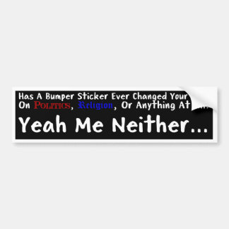 Adesivo Para Carro Me Niether Bumperstickers