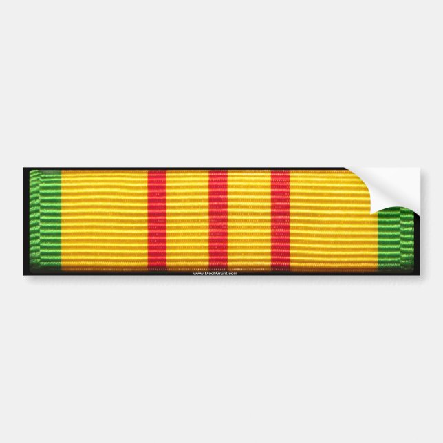 Adesivo Para Carro Medalha de serviço de Vietnam (Frente)