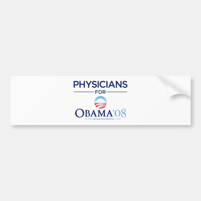 Adesivo Para Carro Médicos para Obama (Frente)