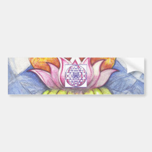 Adesivo Para Carro Meditação Lotus