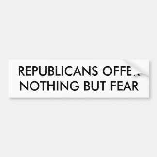 ADESIVO PARA CARRO MEDO REPUBLICANO