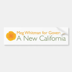 Adesivo Para Carro Meg Whitman para o governador