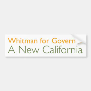 Adesivo Para Carro Meg Whitman para o governador