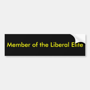 Adesivo Para Carro Membro da elite liberal