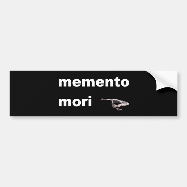 Adesivo Para Carro memento mori (Frente)