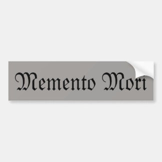 Adesivo Para Carro Memento Mori (Lembrar da Morte)