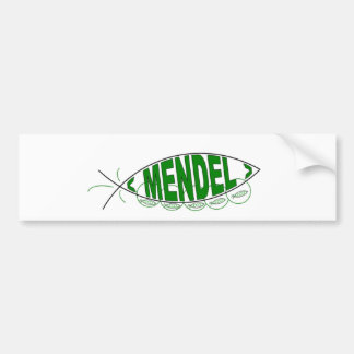 Adesivo Para Carro Mendel Peapod Fish Bumper Sticker