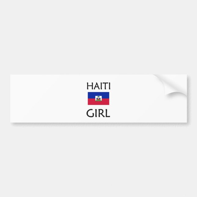 ADESIVO PARA CARRO MENINA DE HAITI (Frente)