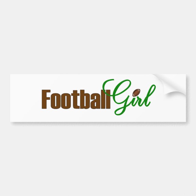 Adesivo Para Carro Menina do futebol (Frente)