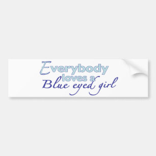 Adesivo Para Carro Menina Eyed azul