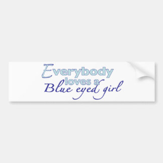 Adesivo Para Carro Menina Eyed azul