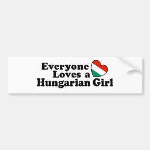 Adesivo Para Carro Menina húngara