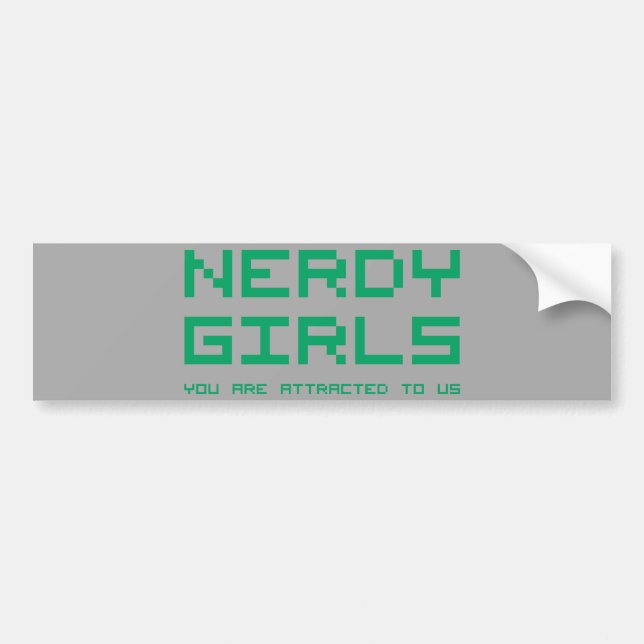 Adesivo Para Carro Meninas Nerdy 2 (Frente)