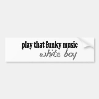 Adesivo Para Carro Menino Funky do branco da música