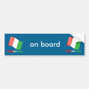 Adesivo Para Carro Menino italiano