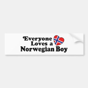 Adesivo Para Carro Menino norueguês