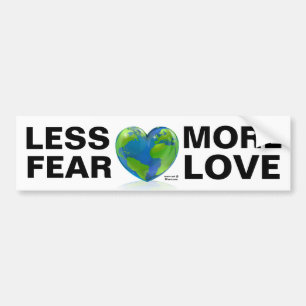 ADESIVO PARA CARRO MENOS MEDO, MAIS AMOR!!