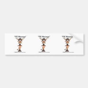 Adesivo Para Carro Mensagem TX Longhorn