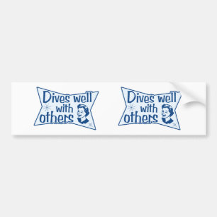 Adesivo Para Carro Mergulha Bem Com Outros