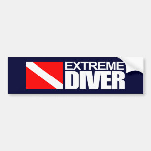 Adesivo Para Carro Mergulhador extremo 4