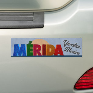 Adesivo Para Carro Mérida Letters