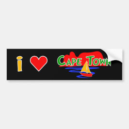 Adesivo Para Carro Mesa Montanha I Love Cape Town Bumper Stickers