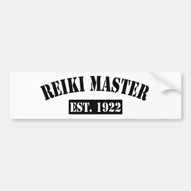 Adesivo Para Carro Mestre de Reiki (Frente)