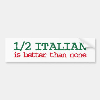 Adesivo Para Carro Metade de italiano