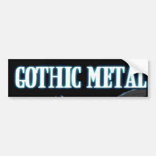 Adesivo Para Carro Metal gótico