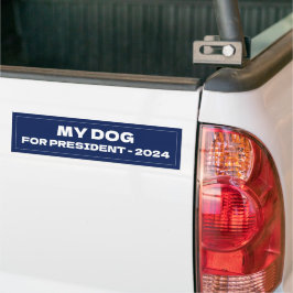 Adesivo Para Carro Meu Cão Para A Eleição Engraçada Do Presidente 202