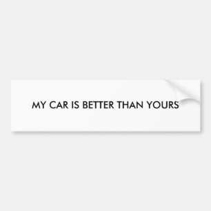 ADESIVO PARA CARRO MEU CARRO É MELHOR DO QUE SEU