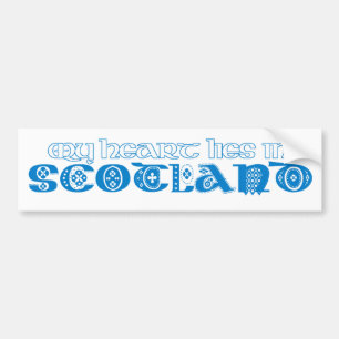 Adesivo Para Carro Meu coração encontra-se em Scotland
