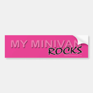 Adesivo Para Carro Meu Minivan ROCKS!