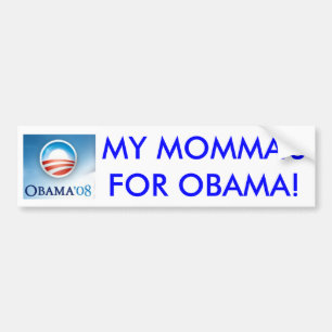 Adesivo Para Carro Meu Momma para Obama