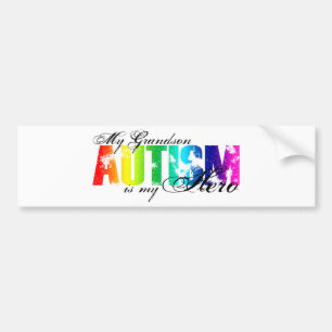 Adesivo Para Carro Meu neto meu herói - autismo
